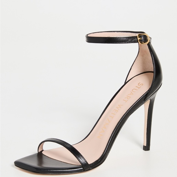 NWOT Stuart Weitzman Nudistcurve 100 Smooth Leather Sandals - Picture 3 of 8